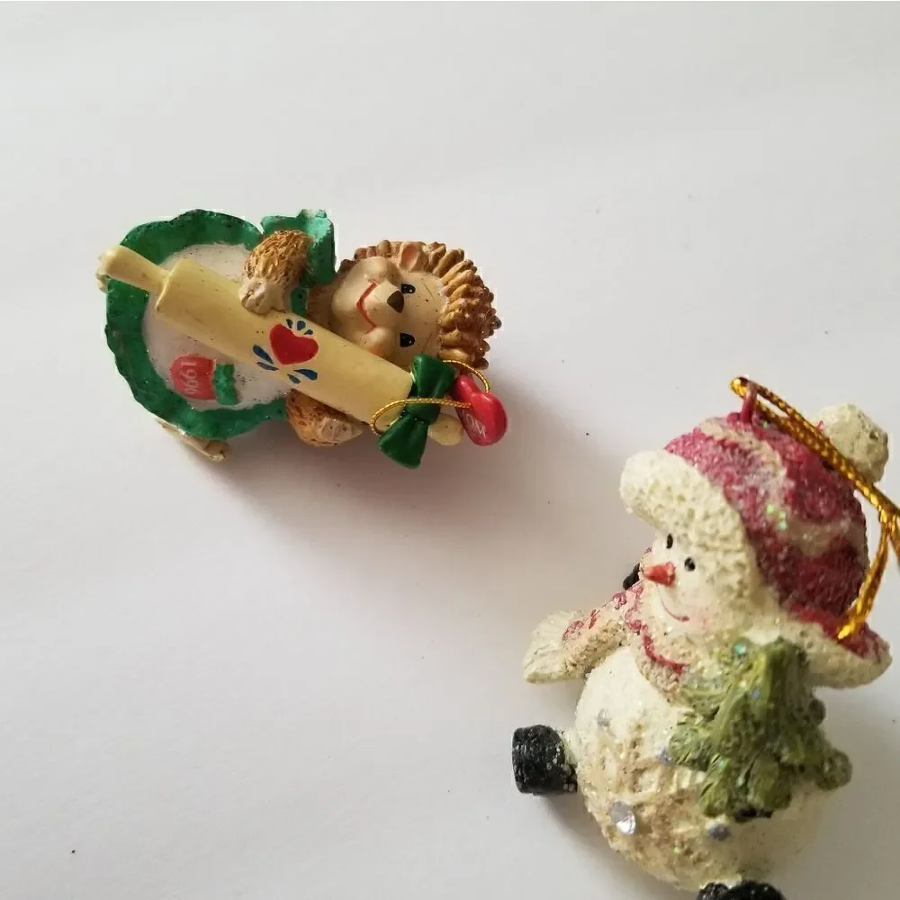 Two Vintage Christmas ornaments